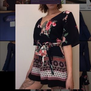 FRANCESCAS FLORAL ROMPER